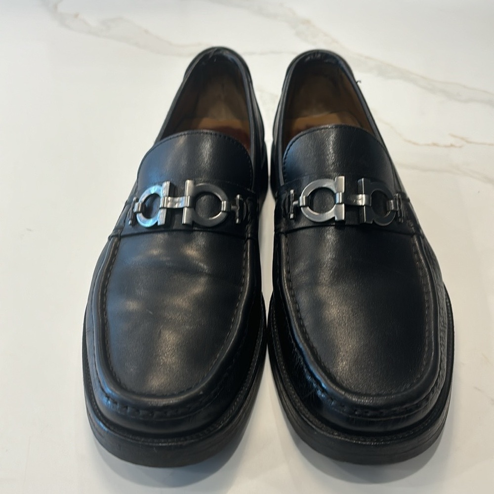 Salvatore Ferragamo Black Leather 11